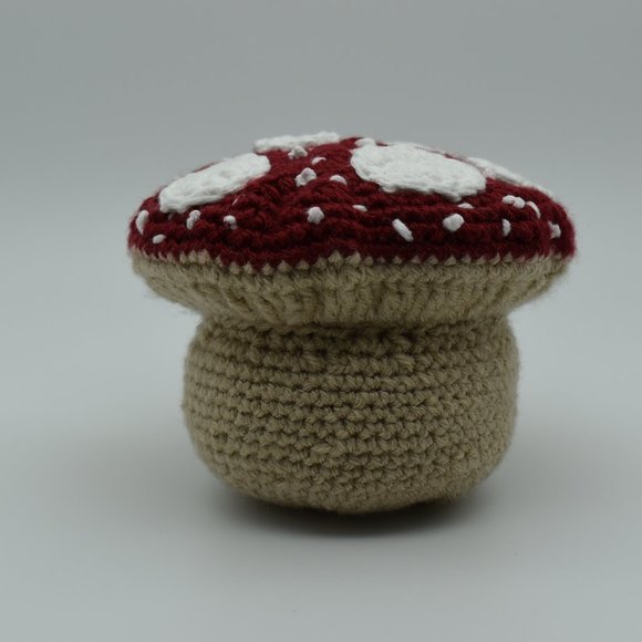 Handcrafted Crochet Plush Mushroom - Picture 2 of 7